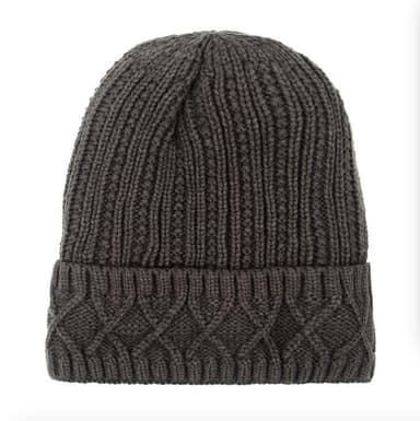 Mössa med fodring, Grå