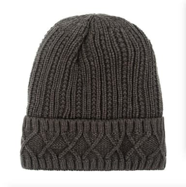 Mössa med fodring, Grå