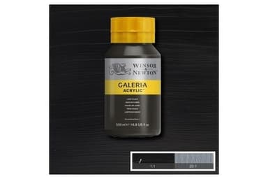 Galeria Acrylic 500Ml Lamp Black 337