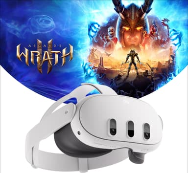Meta Quest 3 VR portabelt headset (128 GB) - renoverat