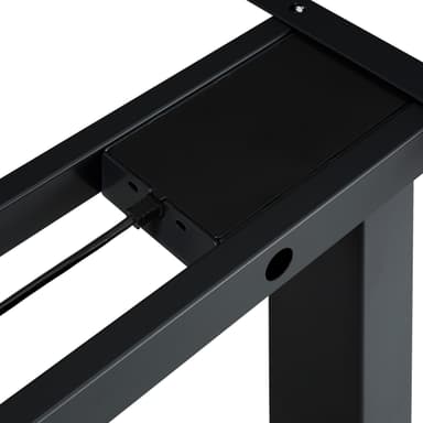 tectake Höj- och sänkbart skrivbord Melville - svart