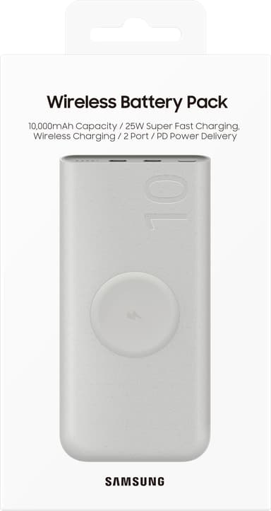 Samsung 10Ah trådlös powerbank (25W)