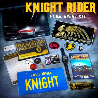 Doctor Collector Knight Rider leksaksset (F.L.A.G Agent)