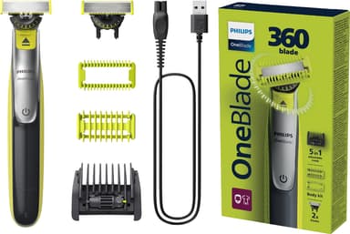 Philips OneBlade 360 ​​ansikts- och kroppstrimmer QP2834/23