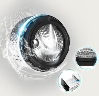 Hisense Tvätt/Tork HWD3S1X614 (10.5/6kg)
