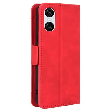 Till Sony Xperia 10 VI Plånboksfodral  - Röd