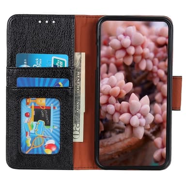Till Sony Xperia 1 VI  Plånboksfodral Textured Split - Svart