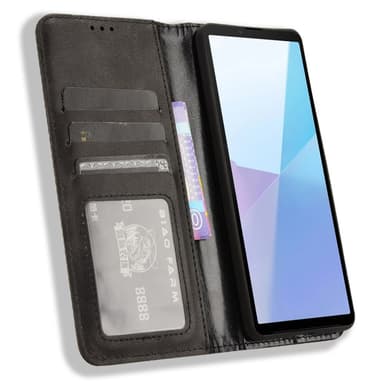 Plånboksfodral till Xperia 10 Vi - Svart