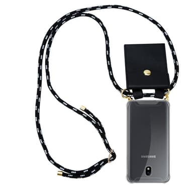 Samsung Galaxy J7 2018 Skal Fodral Kedja (Svart)
