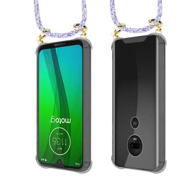 Motorola MOTO G7 / G7 PLUS Skal Fodral Kedja (Lila)