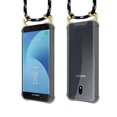 Samsung Galaxy J7 2018 Skal Fodral Kedja (Svart)