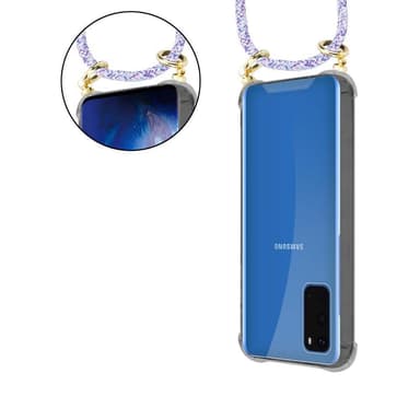 Samsung Galaxy S20 Skal Fodral Kedja (Lila)