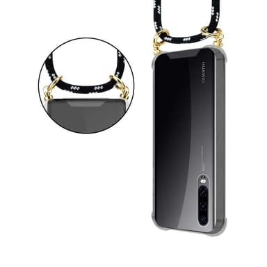 Huawei P30 Skal Fodral Kedja (Svart)