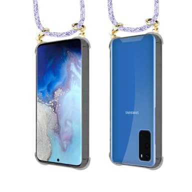 Samsung Galaxy S20 Skal Fodral Kedja (Lila)