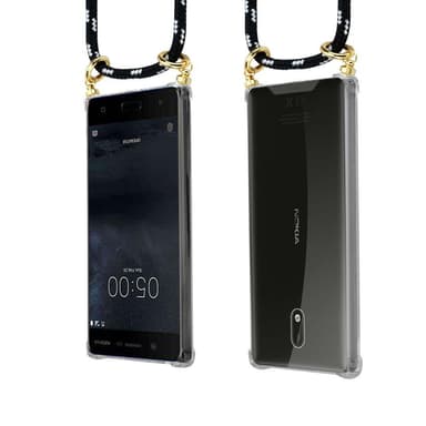 Nokia 3 2017 Skal Fodral Kedja (Svart)