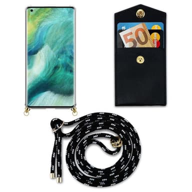 Oppo FIND X2 Skal Fodral Kedja (Svart)