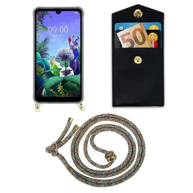 LG Q60 Skal Fodral Kedja (Gul)