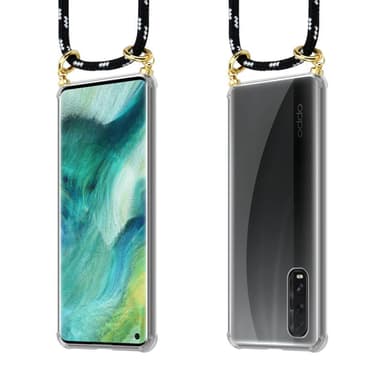 Oppo FIND X2 Skal Fodral Kedja (Svart)