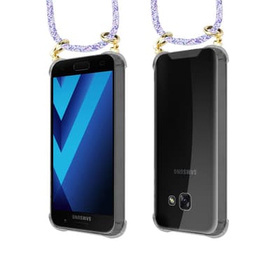 Samsung Galaxy A3 2017 Skal Fodral Kedja (Lila)