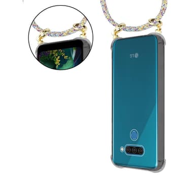 LG Q60 Skal Fodral Kedja (Gul)