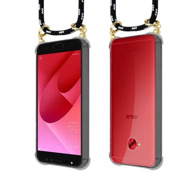 Asus ZenFone 4 Selfie PRO Skal Fodral Kedja (Svart)