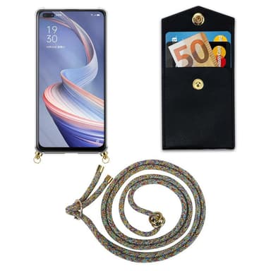 Oppo A92s Skal Fodral Kedja (Gul)