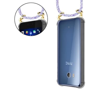 HTC OCEAN / U11 Skal Fodral Kedja (Lila)
