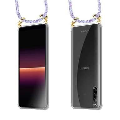 Sony Xperia L4 Skal Fodral Kedja (Lila)