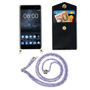 Nokia 5 2017 Skal Fodral Kedja (Lila)