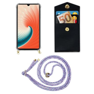 Huawei MATE 20 Skal Fodral Kedja (Lila)