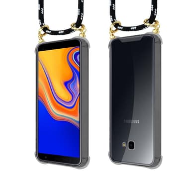 Samsung Galaxy J4 PLUS Skal Fodral Kedja (Svart)