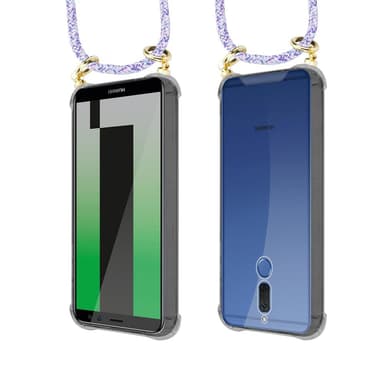 Huawei MATE 10 LITE Skal Fodral Kedja (Lila)