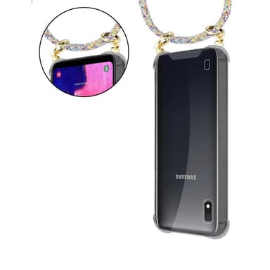 Samsung Galaxy A10 / M10 Skal Fodral Kedja (Gul)