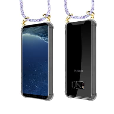 Samsung Galaxy S8 PLUS Skal Fodral Kedja (Lila)