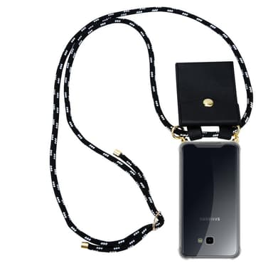 Samsung Galaxy J4 PLUS Skal Fodral Kedja (Svart)