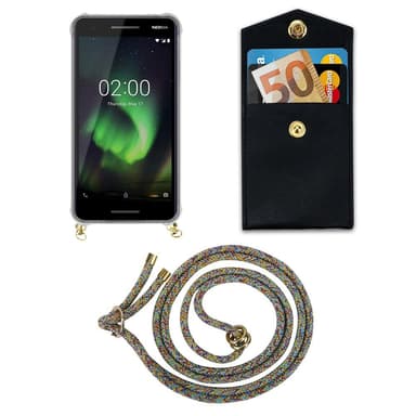 Nokia 2.1 Skal Fodral Kedja (Gul)