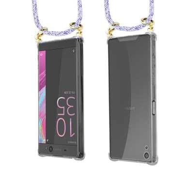 Sony Xperia XA Skal Fodral Kedja (Lila)