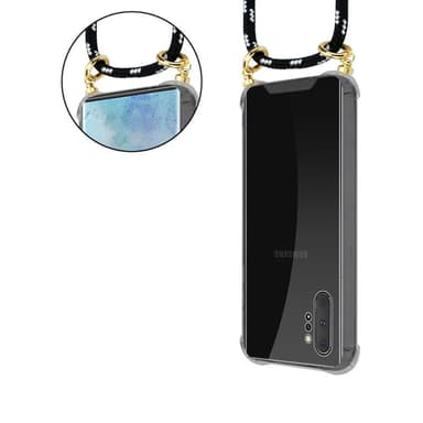 Samsung Galaxy NOTE 10 PLUS Skal Fodral Kedja (Svart)
