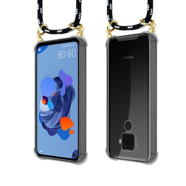 Huawei MATE 30 LITE Skal Fodral Kedja (Svart)