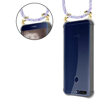 Honor 8 PRO Skal Fodral Kedja (Lila)