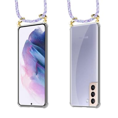 Samsung Galaxy S21 PLUS Skal Fodral Kedja (Lila)