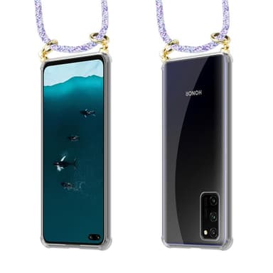 Honor View 30 PRO Skal Fodral Kedja (Lila)