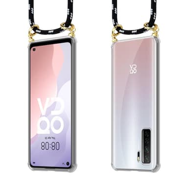 Huawei NOVA 7 SE Skal Fodral Kedja (Svart)