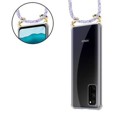 Honor View 30 PRO Skal Fodral Kedja (Lila)