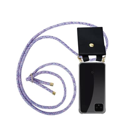 Google PIXEL 4 XL Skal Fodral Kedja (Lila)