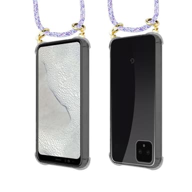 Google PIXEL 4 XL Skal Fodral Kedja (Lila)
