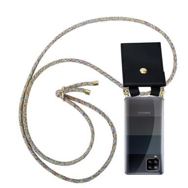 Samsung Galaxy A42 4G Skal Fodral Kedja (Gul)