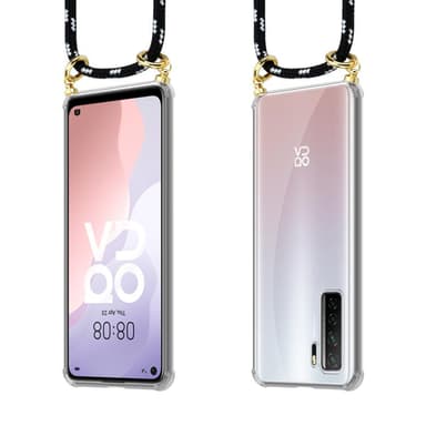 Huawei NOVA 7 SE Skal Fodral Kedja (Svart)