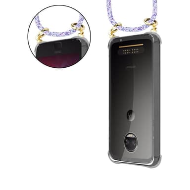 Motorola MOTO Z2 Skal Fodral Kedja (Lila)