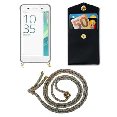 Sony Xperia E5 Skal Fodral Kedja (Gul)